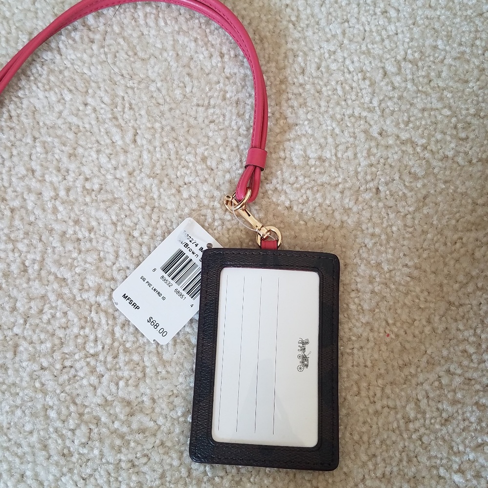 Coach lanyard